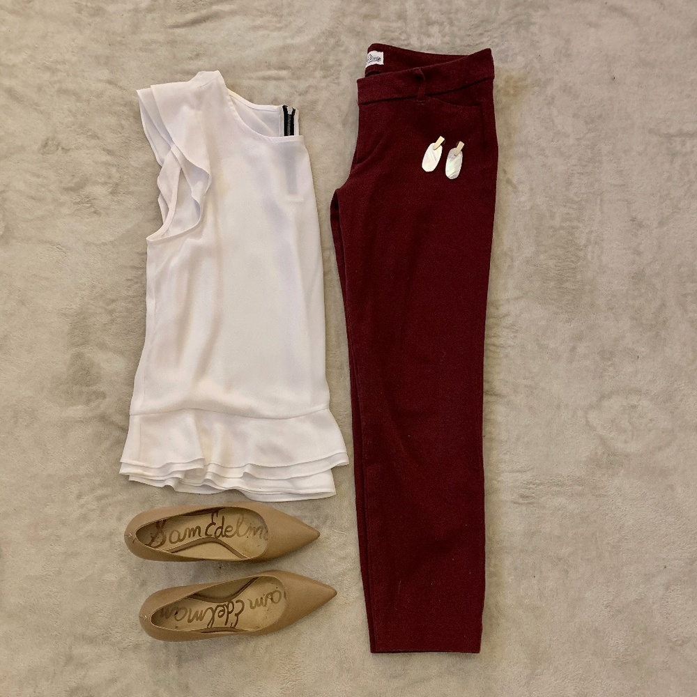 OLD NAVY Pixie Pants Maroon